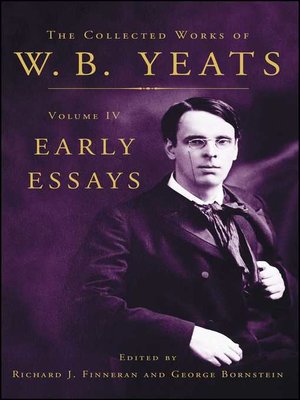 cover image of The Collected Works of W.B. Yeats Volume IV